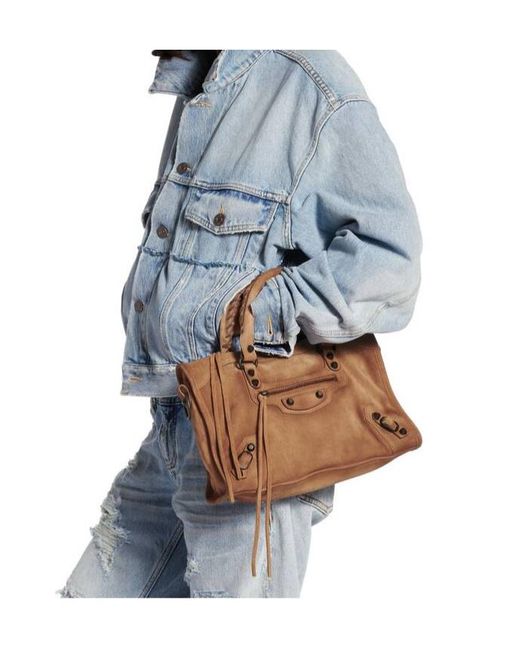 Balenciaga Brown Le City Bag Small