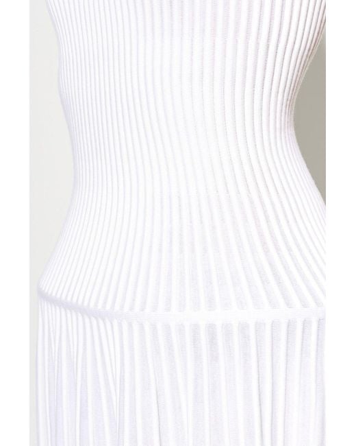 Alaïa White Alaïa Crinoline Dress