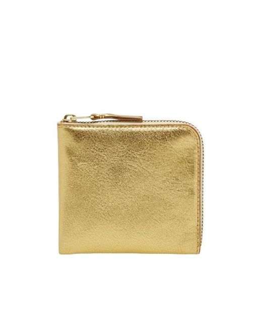 Comme des Garçons Natural Comme Des Garçons Wallet Zip-Around Coin Pouch for men