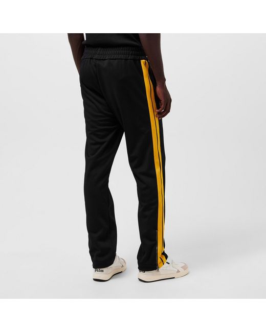Palm Angels Black Elasticated Track Pants for men