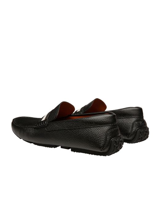 Bally Black Pilot Driving Shoes for men