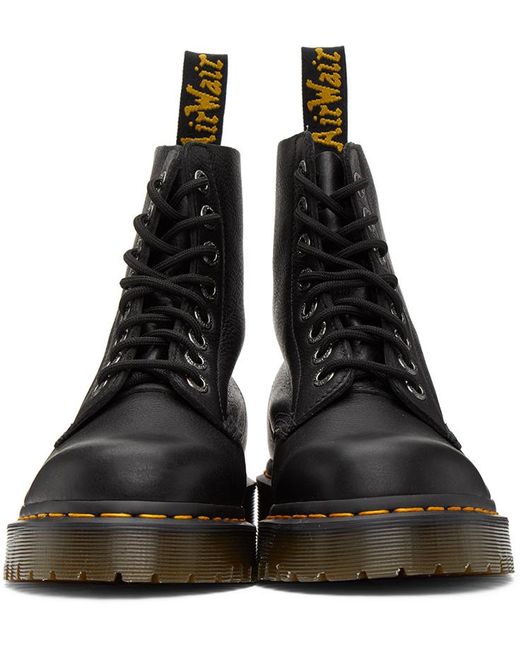 Dr. Martens Black Logo Lacing And Ankle Boots for men