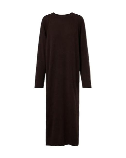 Jardin Des Orangers Black Wool And Cashmere Sweater Dress