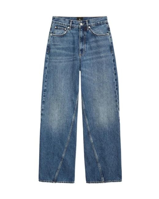 Anine Bing Blue Brie Jeans