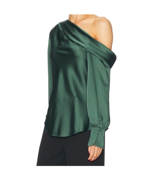Jonathan Simkhai Green Alice Blouse