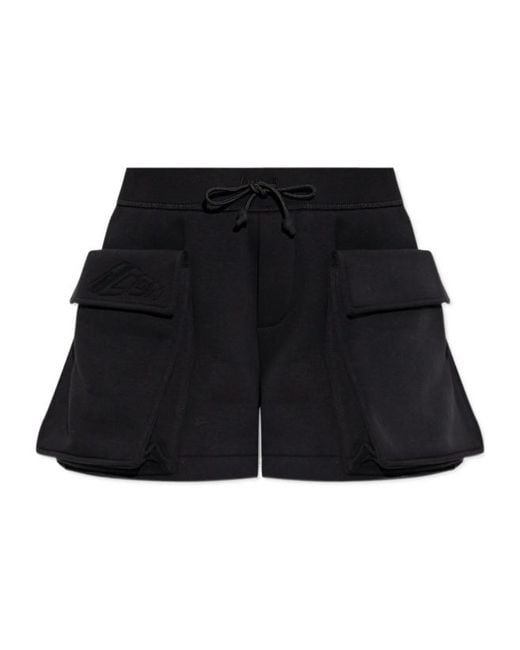 DSquared² Black Icon Logo Cargo Shorts