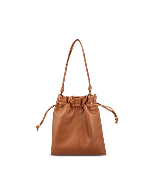 Céline Brown Small Crystal Pouch