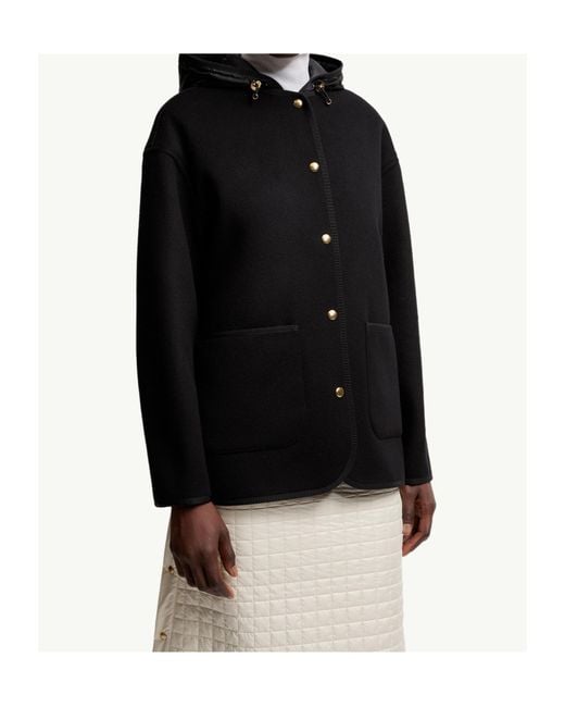 Moncler Black Reposse 3-In- Short Down Jacket