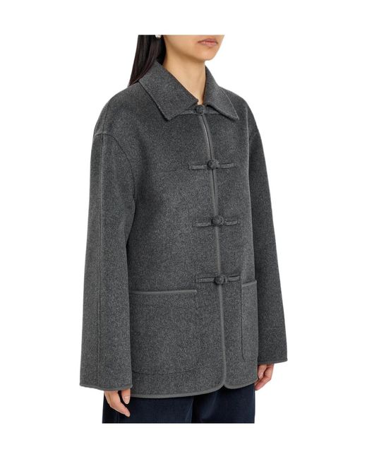 Rohe Gray Wool And Cashmere-Blend Jacket