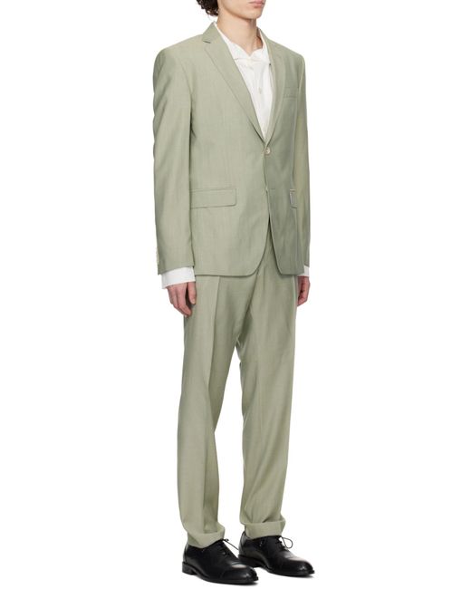 Boss Gray Boss Slim-Fit Suit for men