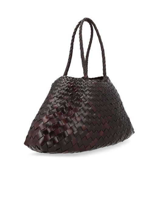 Dragon Diffusion Black Santa Croce Big Bag
