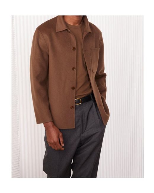 Officine Generale Brown Long Sleeve Jacket for men