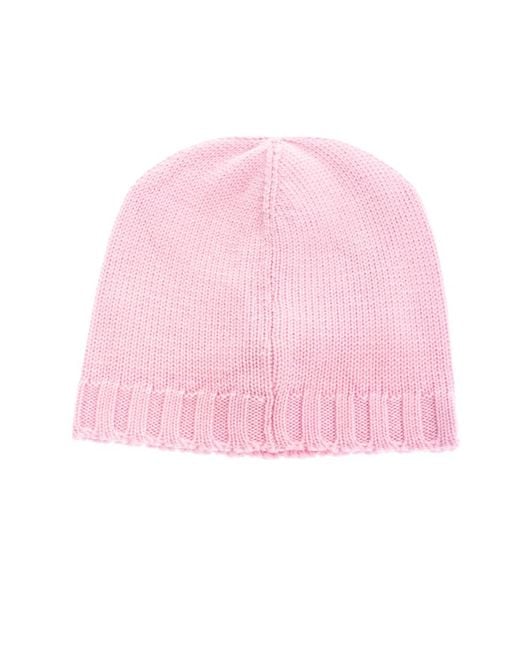 Moncler Pink Logo Logo Hat