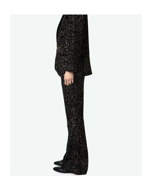 Zadig & Voltaire Black Prevy Trousers