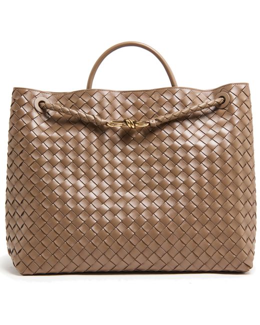 Bottega Veneta Brown Andiamo Large Bag