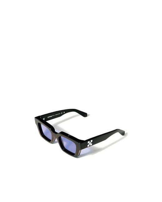 Off-White c/o Virgil Abloh Black Geometric Sunglasses for men