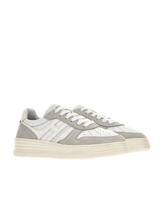 Hogan White H630 Low-Top Sneakers for men