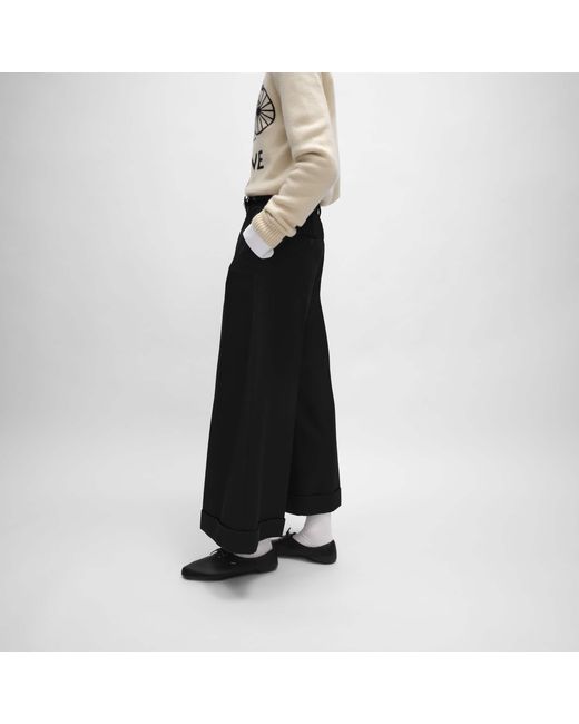Céline Black Dock Trousers for men