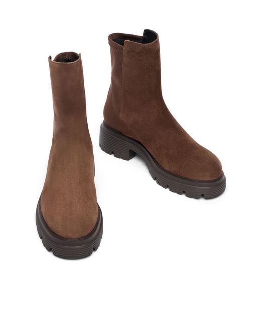 Stuart Weitzman Brown 5050 Hudson Lite Bootie
