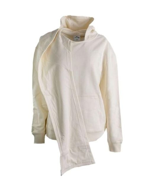Courreges White Courrèges Asymmetric Neck Sweatshirt