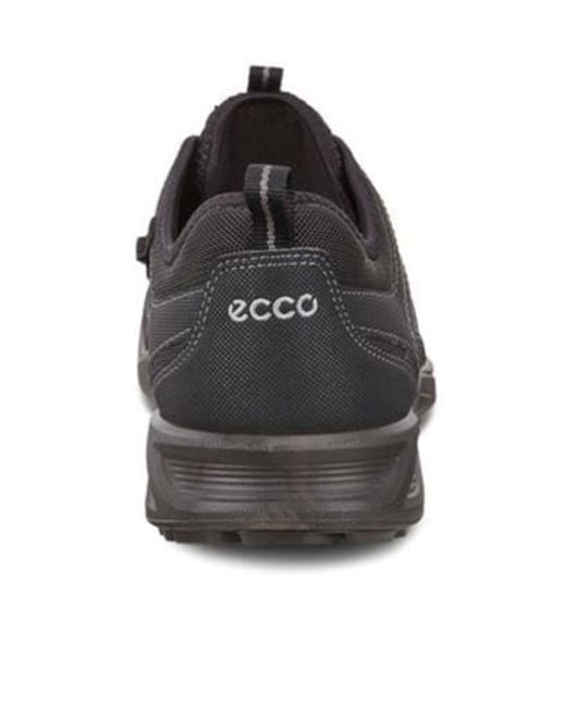 Ecco Black Laced Sneakers for men