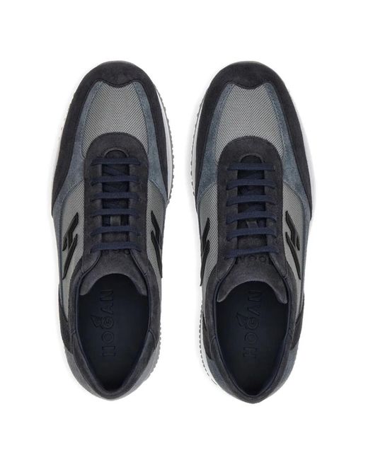 Hogan Blue Interactive Low-Top Sneakers for men