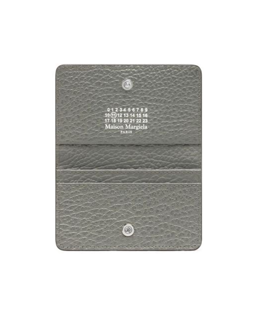 Maison Margiela Gray Leather Cardholder
