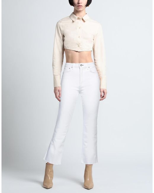 Rag & Bone White Skinny Jeans