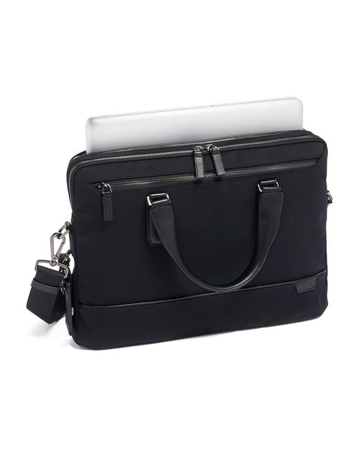 Tumi Black Sycamore Briefcase for men