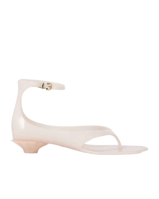 Chloé Natural Jelly Thong Sandals