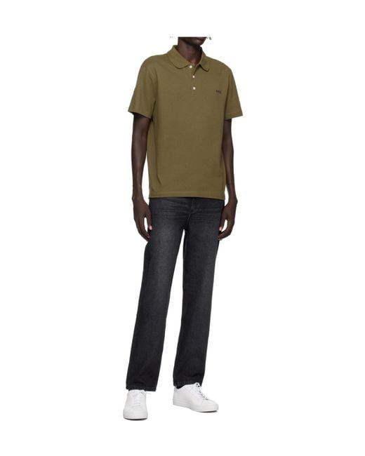 A.P.C. Black Martin Straight-Leg Jeans for men