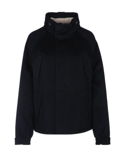 Loro Piana Black Long-Sleeved Casual Jacket
