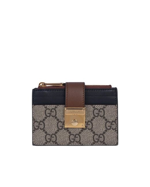 Gucci Black Padlock Card Holder