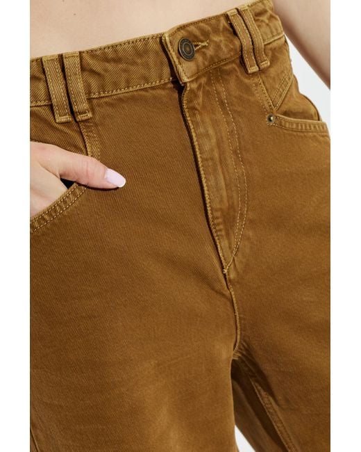 Isabel Marant Natural Belt Loop Jeans