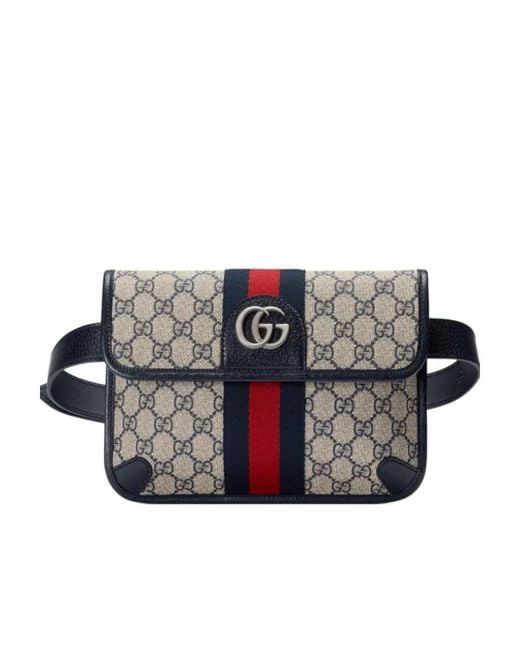 Gucci Black Ophidia Gg Belt Bag for men