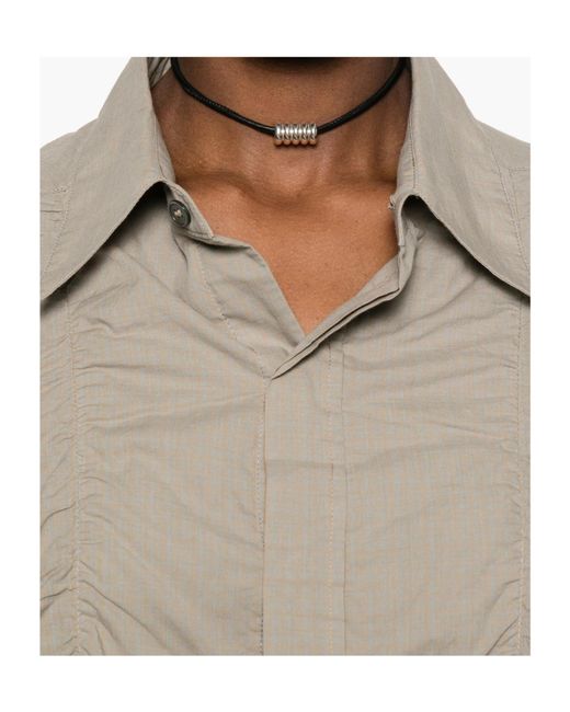 Our Legacy Natural Jumble Ruched Shirt