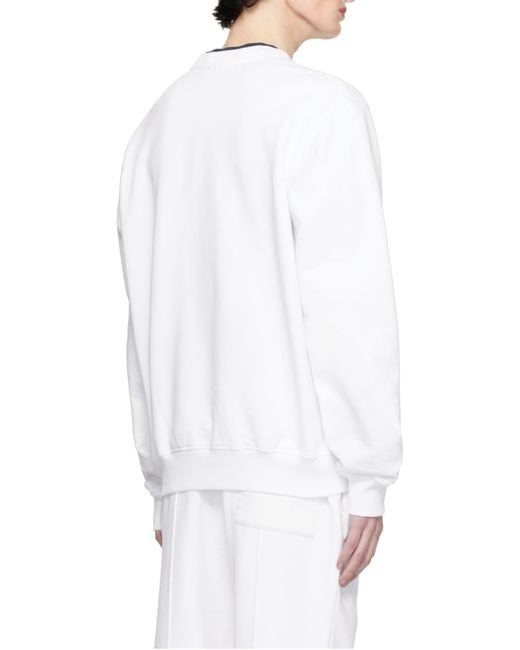 Casablanca Gray Equipement Sportif Embroidered Sweatshirt for men