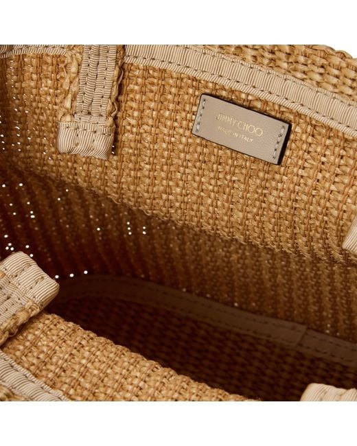 Jimmy Choo Natural Straw Woven Handbag