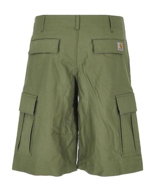 Junya Watanabe Green Pocket Detailed Cargo Shorts for men