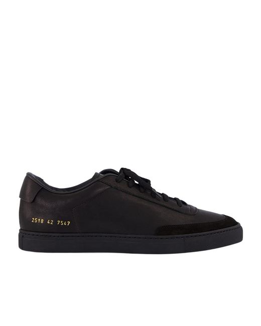 Common Projects Black Court Classic Sneakers for men