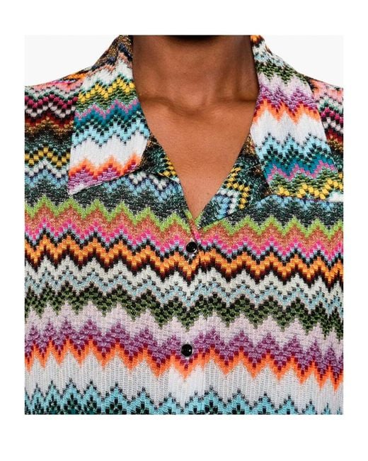Missoni White Herringbone Shirt