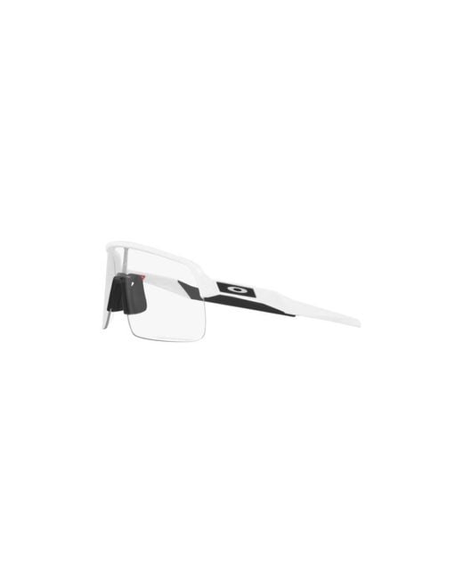 Oakley White Sutro Lite Shield Sunglasses for men