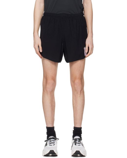 Satisfy Black Spaceo 5' Running Shortshorts for men