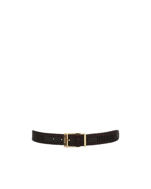 Ferragamo White Adjustable Belt for men