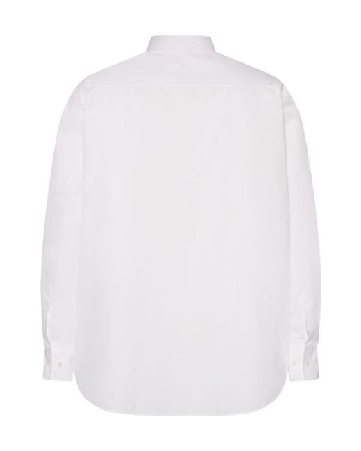 The Row White Long-Sleeved Shirt for men