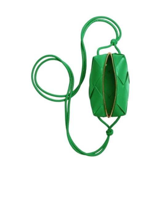 Bottega Veneta Green Cassette Mini Shoulder Bag