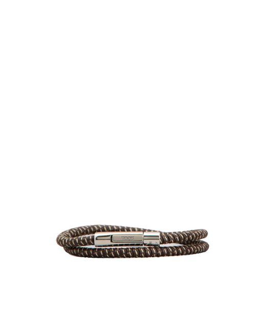 Tod's White My Colors Wrap Bracelet for men