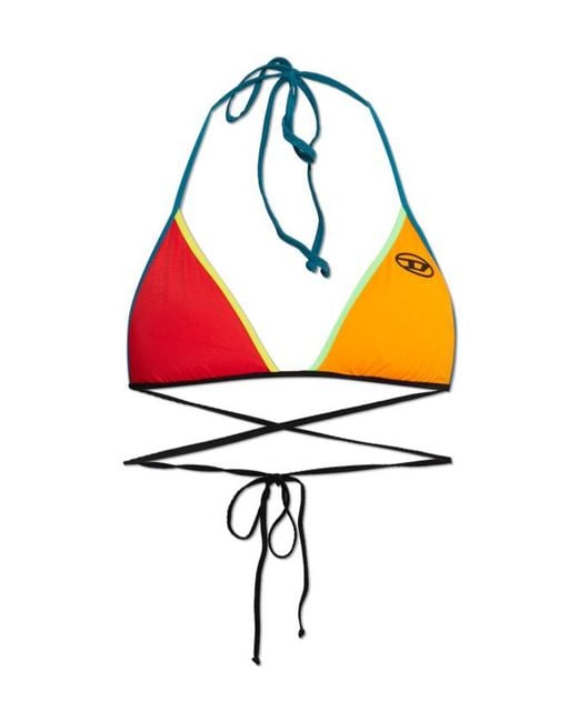 DIESEL Multicolor Trisha D Pop Triangle Bikini Top