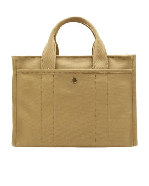 COACH Metallic Logo Flocked Zip-Up Tote Bag