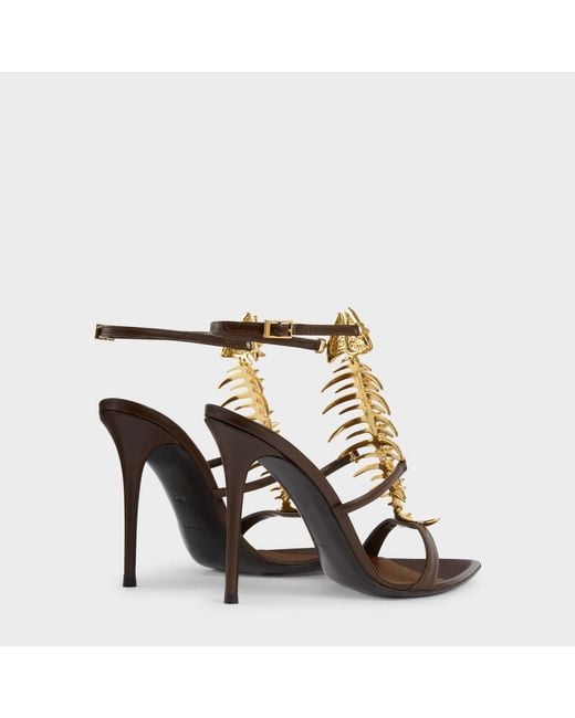Giuseppe Zanotti Metallic Slim 2.0 Sandals